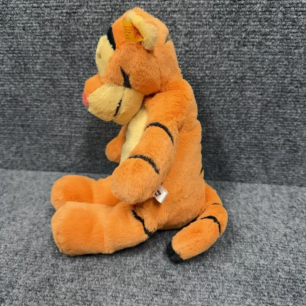Disney Originals Steiff Tigger Winnie The Pooh Plush Stuffed Animal Orange